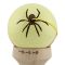 Jucarie de indemanare din lemn, Kendama X, Flippy, Silken, King Size V3, Super Sticky, 18 cm, Cream Galben