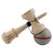 Jucarie de indemanare din lemn, Kendama X, Flippy, Silken, King Size V3, Super Sticky, 18 cm, Ice Gri