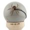 Jucarie de indemanare din lemn, Kendama X, Flippy, Silken, King Size V3, Super Sticky, 18 cm, Ice Gri