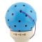 Jucarie de indemanare din lemn, Kendama X, Flippy, Big Cups V2, Super Sticky, 18 cm, Albastru, Portocaliu