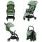 Carucior Leclerc, Magic Fold Plus 2 in 1, Green