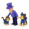 Set figurina si 2 animalute, Paw Patrol, Chase si Humdinger, 20148170