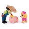 Set figurina si 2 animalute, Paw Patrol, Skye si Farmer Yumi, 20148173