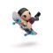 Set 2 mini placi de skateboard cu 2 figurine, Tech Deck, SK8 Crew, 20148777