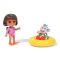 Set de joaca cu figurine, Dora Exploratoarea, Splash Adventure, 6073670