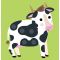 Set creativ dezlipeste, lipeste, joaca-te, Avenir, Dots4Fun, Animale de ferma