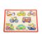 Puzzle din lemn, cu manere, Viga, Mijloace de transport