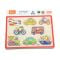 Puzzle din lemn, cu manere, Viga, Mijloace de transport