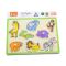 Puzzle din lemn, cu manere, Viga, Animale salbatice