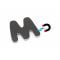 Set de litere si numere magnetice, Viga, 77 piese