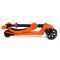 Trotineta pliabila cu 3 roti luminoase, ghidon reglabil si scaun retractabil, 2 in 1, Kick'n Roll, Lamborghini L5, Portocaliu