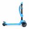 Trotineta pliabila cu 3 roti luminoase, ghidon reglabil si scaun retractabil, 2 in 1, Kick'n Roll, Lamborghini L5, Albastru