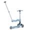 Trotineta pliabila cu 3 roti luminoase, ghidon reglabil si scaun detasabil, 3 in 1, Kick'n Roll S6, Eco, Albastru