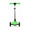 Trotineta pliabila cu 3 roti luminoase, ghidon reglabil si platforma cu banda LED, Kick'n Roll, L5 Jelly, Verde