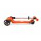 Trotineta pliabila cu 3 roti luminoase, ghidon reglabil si platforma cu banda LED, Kick'n Roll, L5 Jelly, Portocaliu