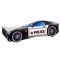 Pat Tineret MyKids Race Car 03 Police, Somiera 160x80 cm