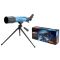 Telescop refractor, Carson, 50 mm, cu zoom 20-80x si trepied de masa