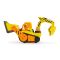 Set vehicul cu figurina, Rubble & Crew, Rubbles Bark Yard Deluxe Bulldozer, 6068074