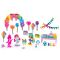Set petrecere cu papusi Pop Teenies - Party time