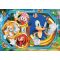 Puzzle Clementoni, Sonic the Hedgehog cu sticker inclus, 180 piese