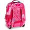 Troller cu 3 compartimente, Mitama, Run Maxi, Furry Pink
