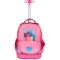Troller cu 3 compartimente, Mitama, Run Maxi, Furry Pink