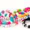 Kit creativ DIY, Coliere si bratari cu margele, Nice, Perline ABC, 1500 piese