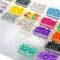 Kit creativ DIY, Coliere si bratari cu margele, Nice, Perline ABC, 1500 piese