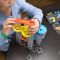 Set Stem de constructie cu traseu pentru bile, Fat Brain Toys, Trestle Tracks Builder, 73 de piese