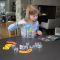 Set Stem de constructie cu traseu pentru bile, Fat Brain Toys, Trestle Tracks Builder, 73 de piese