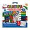Set creativ de pictura pe numere cu markere, Ooly, Colortopia, Aventuri epice, 6 culori duble
