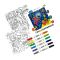 Set creativ de pictura pe numere cu markere, Ooly, Colortopia, Aventuri epice, 6 culori duble