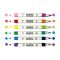 Set creativ de pictura pe numere cu markere, Ooly, Colortopia, Taramul unicornilor, 6 culori duble