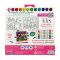 Set creativ de pictura pe numere cu markere, Ooly, Colortopia, Taramul unicornilor, 6 culori duble