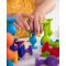 Set de constructie cu 44 de piese cu ventuze, Fat Brain Toys, Squigz Deluxe