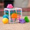 Cub moale pentru sortarea formelor, Fat Brain Toys, Innybin