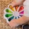 Jucarie senzoriala cu bule numerice din silicon, Fat Brain Toys, Dimpl Digits