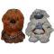 Set 2 jucarii de plus, Play by Play, Chewbacca, 21 cm si Moroff, Star Wars, 27 cm