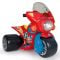 Tricicleta electrica, Injusa, Paw Patrol, 6V, cu pedala de acceleratie, lumini frontale, Rosu