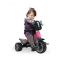Tricicleta evolutiva, Injusa, Body Pink, cu maner parental, include rucsac