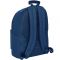 Rucsac cu buzunar laptop, tableta, Safta, Basic, Navy Blue, 31 x 41 x 16 cm