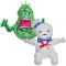 Set 2 jucarii de plus, Play by Play, Slimer 25 cm si Stay-Puft Marshmallow Man 30 cm, Ghostbusters