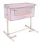 Patut co-sleeper pentru papusi, reglabil pe inaltime, DeCuevas, Sophie, Roz