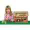 Set de constructie arhitectura, Walachia, Grajdul animalelor, 154 piese din lemn