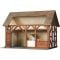 Set de constructie arhitectura, Walachia, Grajdul animalelor, 154 piese din lemn