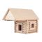 Set de constructie arhitectura, Walachia, Vario Mill, 122 piese mari din lemn