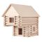Set de constructie arhitectura, Walachia, Vario Mill, 122 piese mari din lemn