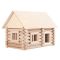 Set de constructie arhitectura, Walachia, Vario Mill, 122 piese mari din lemn