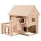 Set de constructie arhitectura, Walachia, Vario Mill, 122 piese mari din lemn