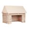Set de constructie arhitectura, Walachia, Vario Mill, 122 piese mari din lemn